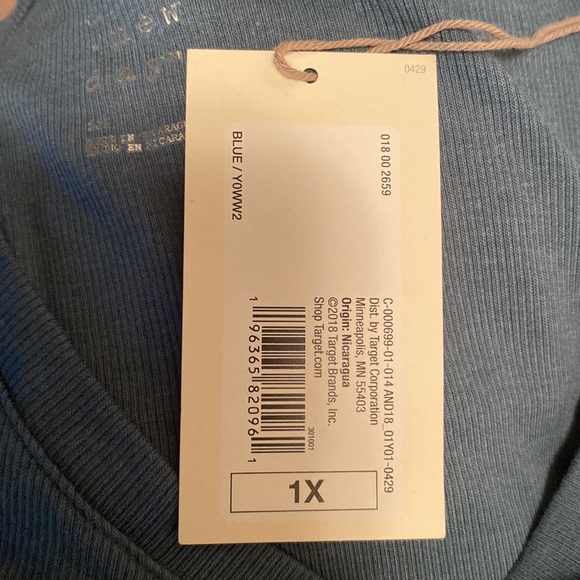 Brand New A New Day Long Sleeve Top…size 1X - Picture 5 of 5